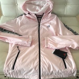 New balance athletic jacket / windbreaker rose